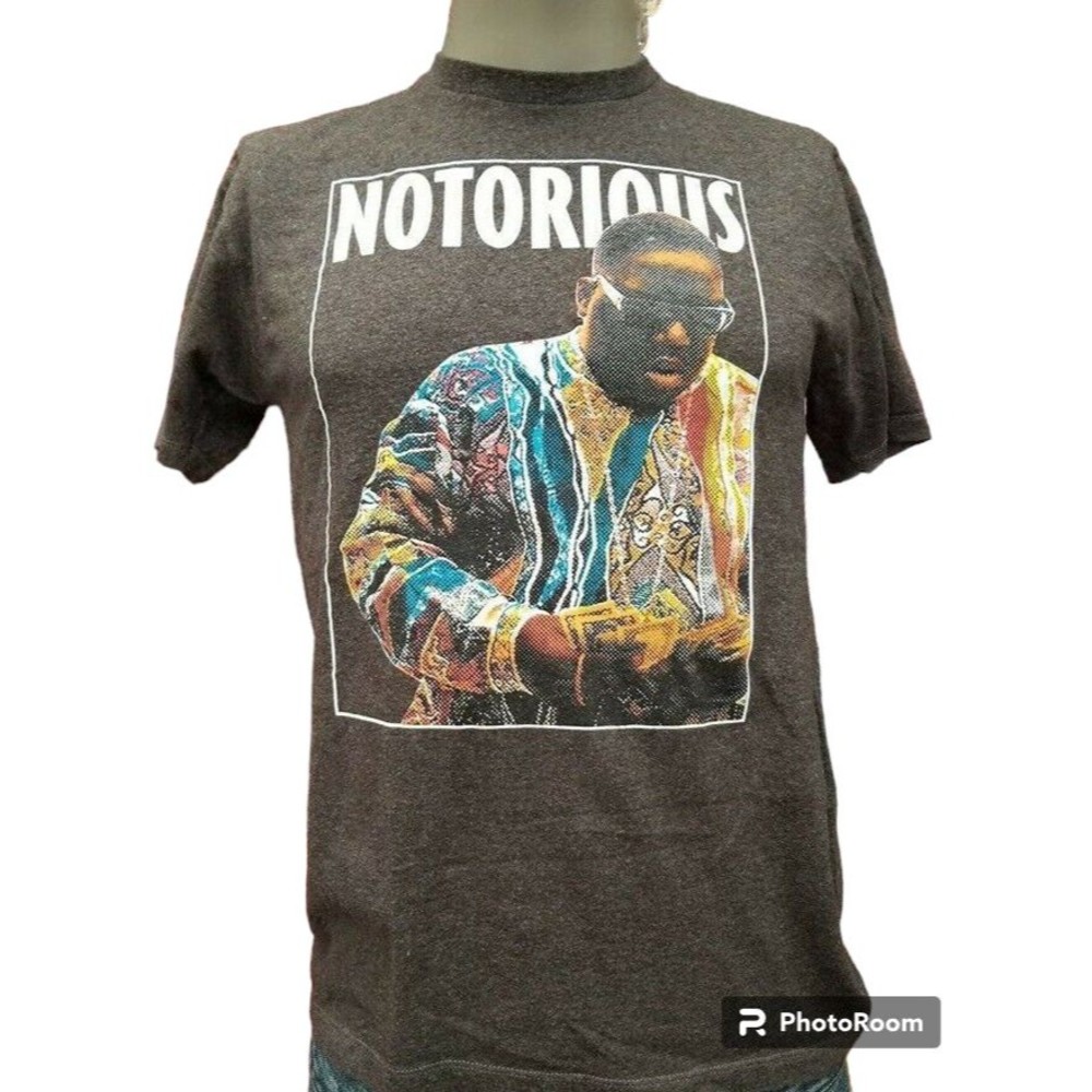 Notorious B.I.G Gray T-Shirt Size M by Brooklyn Mint